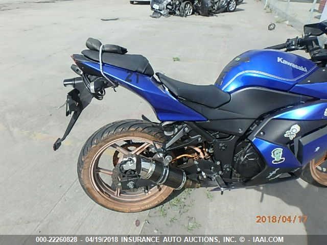 JKAEXMJ119DA31745 - 2009 KAWASAKI EX250 J BLUE photo 6