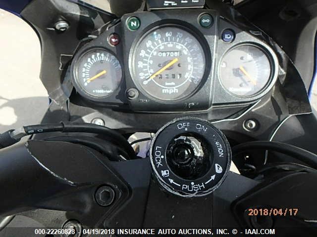 JKAEXMJ119DA31745 - 2009 KAWASAKI EX250 J BLUE photo 7