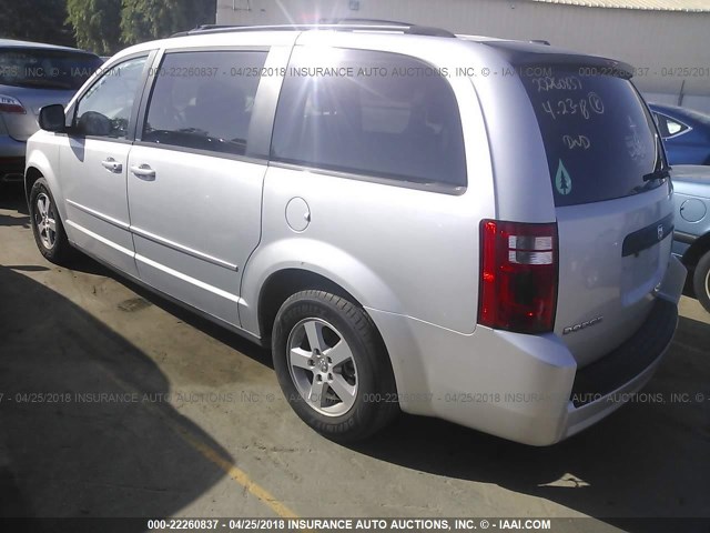 2D4RN3D10AR339624 - 2010 DODGE GRAND CARAVAN HERO SILVER photo 3