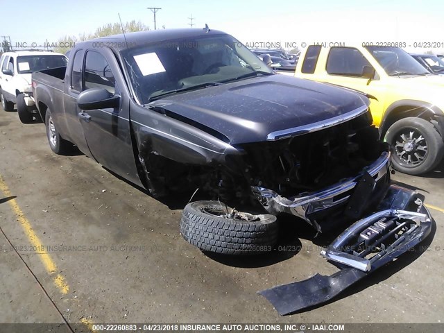 1GTR2VE35BZ204325 - 2011 GMC SIERRA K1500 SLE GRAY photo 6