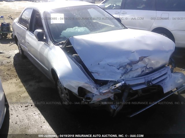 1HGCF86632A159437 - 2002 HONDA ACCORD VALUE SILVER photo 1