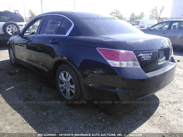 1HGCP2F40AA019739 - 2010 HONDA ACCORD LXP BLACK photo 3