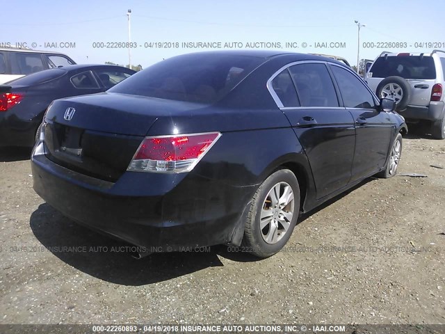 1HGCP2F40AA019739 - 2010 HONDA ACCORD LXP BLACK photo 4