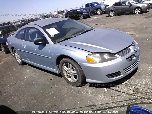 4B3AG42G63E187270 - 2003 DODGE STRATUS SE BLUE photo 1