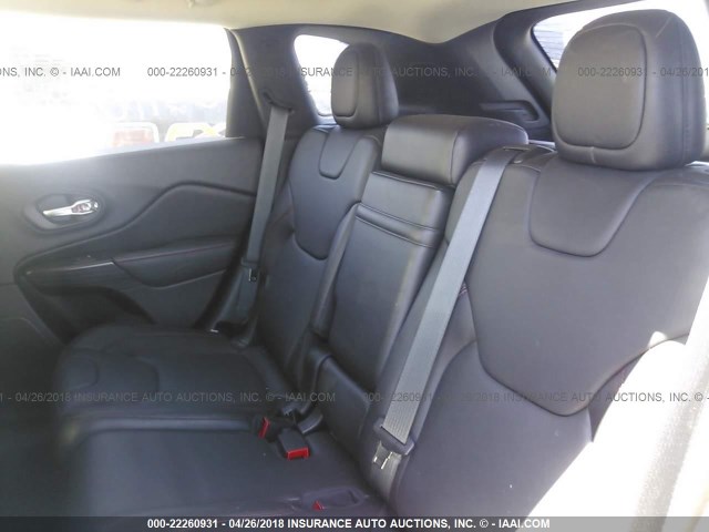 1C4PJMBS8FW729953 - 2015 JEEP CHEROKEE TRAILHAWK 黑色 照片 8