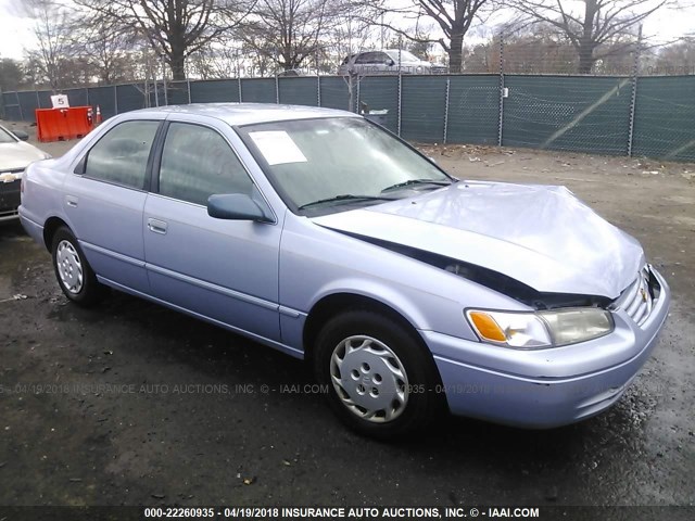 4T1BG22KXVU064315 - 1997 TOYOTA CAMRY CE/LE/XLE BLUE photo 1