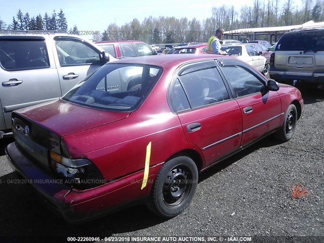 JT2AE09E5P0042803 - 1993 TOYOTA COROLLA LE/DX 红色 照片 4