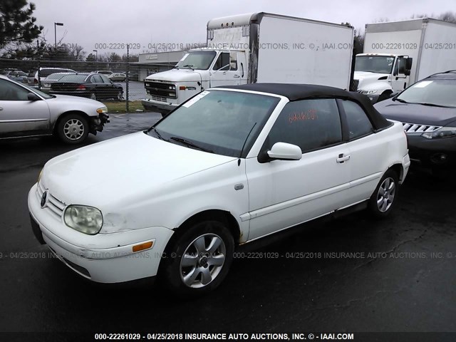 3VWDC21VX2M809131 - 2002 VOLKSWAGEN CABRIO GLX 白色 照片 2