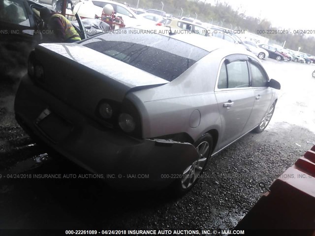 1G1ZK57788F175423 - 2008 CHEVROLET MALIBU LTZ 银色 照片 4