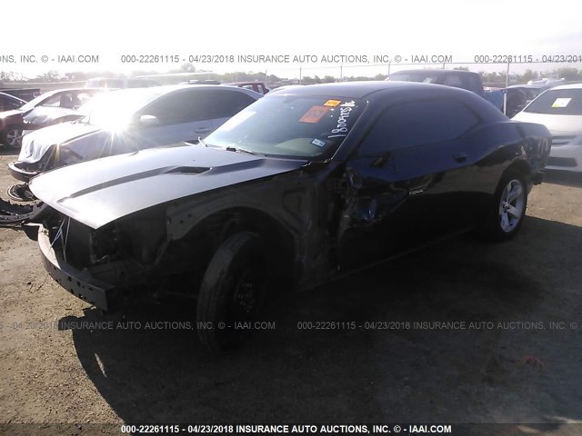 2C3CDYAG0DH662663 - 2013 DODGE CHALLENGER SXT GRAY photo 2