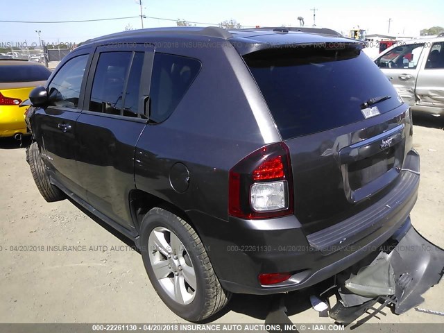 1C4NJCBB1FD186751 - 2015 JEEP COMPASS SPORT GRAY photo 3