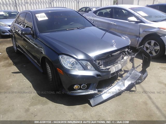 WDDHF7CB1AA033212 - 2010 MERCEDES-BENZ E 550 GRAY photo 1