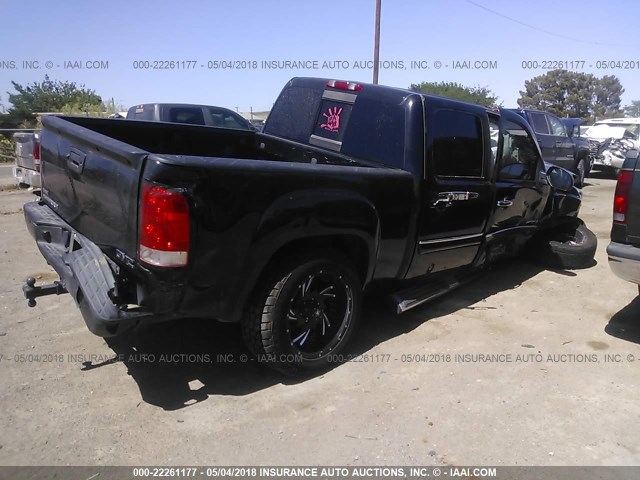 3GTP2XE29CG125574 - 2012 GMC SIERRA K1500 DENALI BLACK photo 4