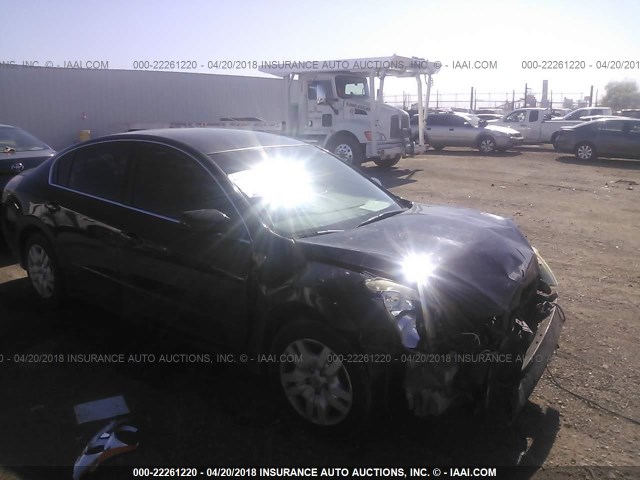 1N4AL2AP6CC119540 - 2012 NISSAN ALTIMA S BLACK photo 1