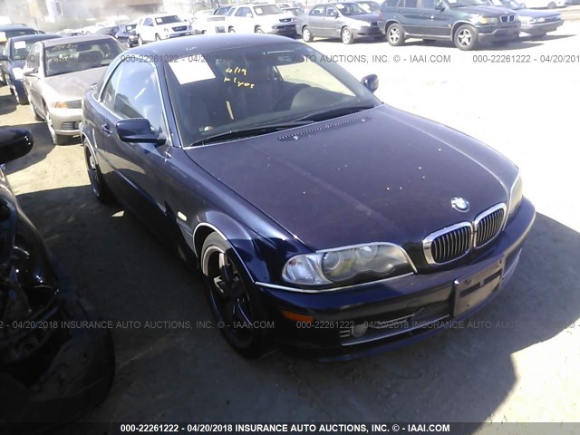 WBABS53433JU97071 - 2003 BMW 330 CI BLUE photo 1