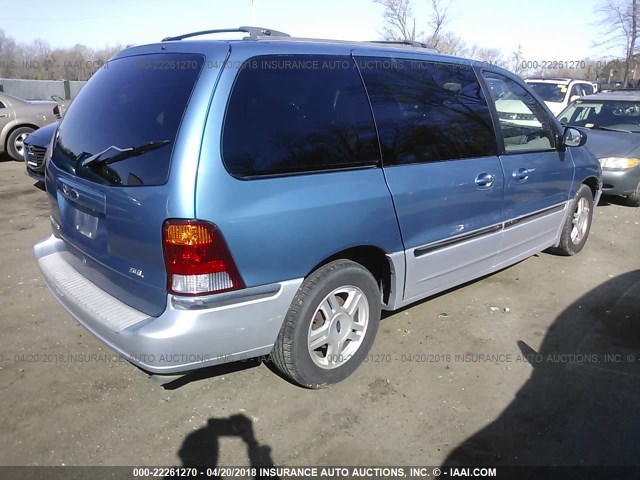 2FMDA53403BB12757 - 2003 FORD WINDSTAR SEL TEAL photo 4