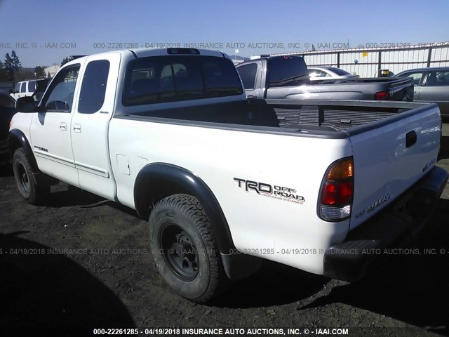 5TBBT48103S360271 - 2003 TOYOTA TUNDRA ACCESS CAB LIMITED WHITE photo 3