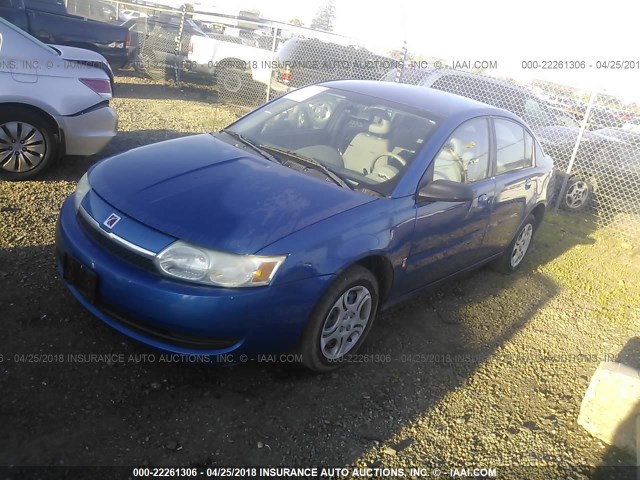 1G8AZ52F93Z166567 - 2003 SATURN ION LEVEL 2 蓝色 照片 2