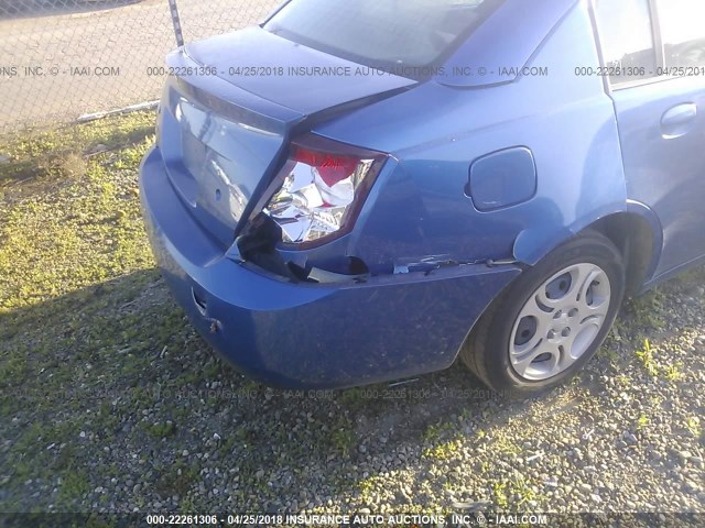 1G8AZ52F93Z166567 - 2003 SATURN ION LEVEL 2 蓝色 照片 6