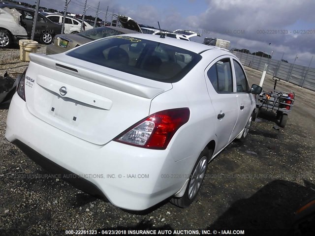 3N1CN7AP8HL859406 - 2017 NISSAN VERSA S/S PLUS/SV/SL WHITE photo 4