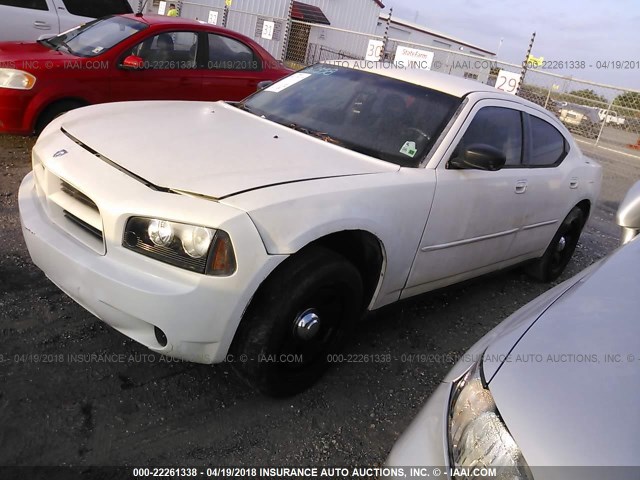 2B3LA43H27H749201 - 2007 DODGE CHARGER SE/SXT WHITE photo 2