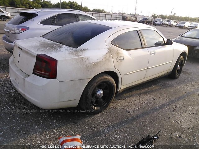 2B3LA43H27H749201 - 2007 DODGE CHARGER SE/SXT WHITE photo 4