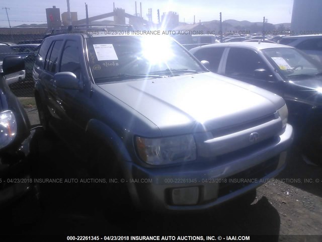 JNRDR07Y31W109585 - 2001 INFINITI QX4 SILVER photo 1