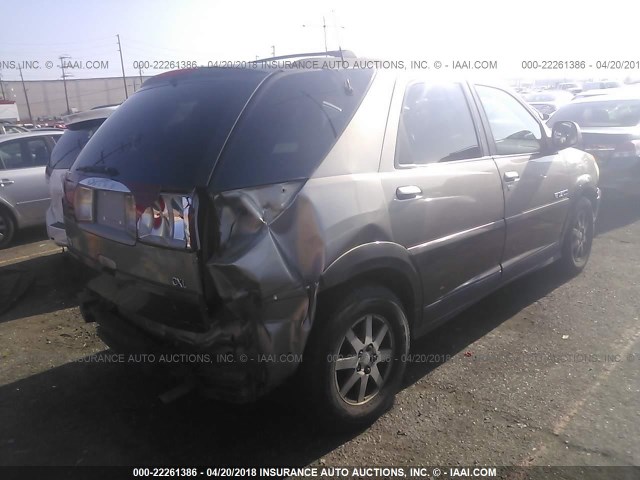 3G5DB03E92S507758 - 2002 BUICK RENDEZVOUS CX/CXL Champagne photo 4