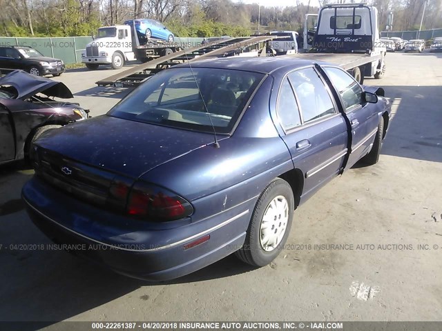 2G1WL52M8W1121668 - 1998 CHEVROLET LUMINA LS BLUE photo 4