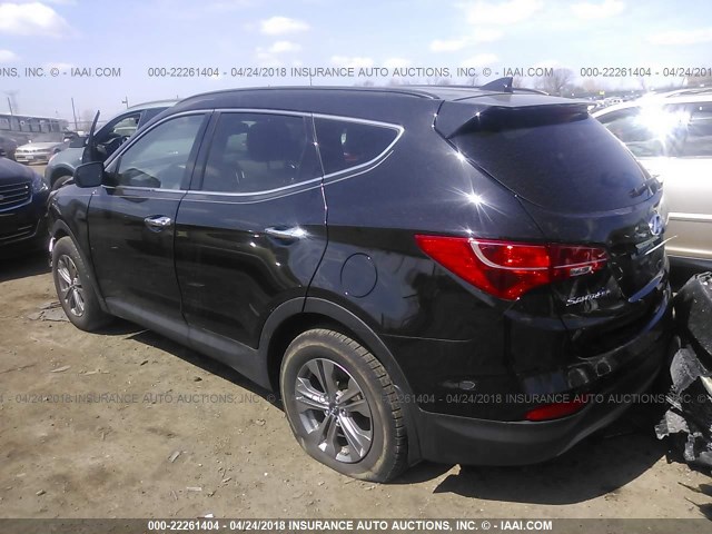 5XYZU3LB5GG366762 - 2016 HYUNDAI SANTA FE SPORT  BLACK photo 3