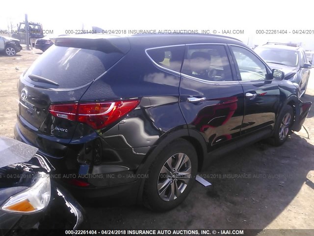 5XYZU3LB5GG366762 - 2016 HYUNDAI SANTA FE SPORT  BLACK photo 4