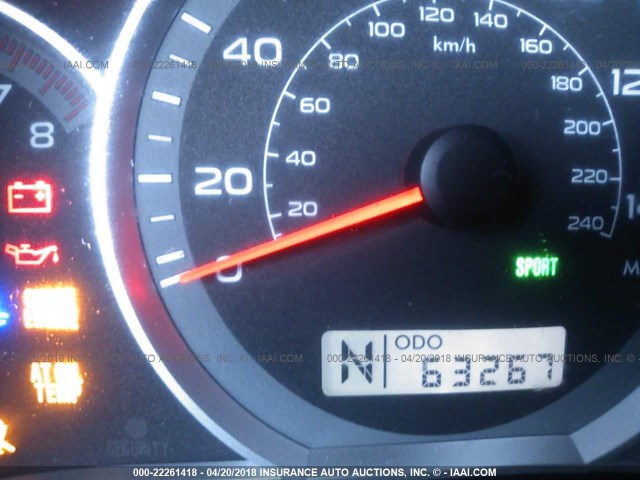 JF1GE6B64BH508678 - 2011 SUBARU IMPREZA 2.5I PREMIUM 红色 照片 7