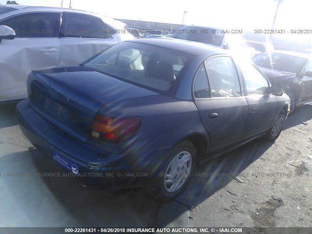 1G8ZF528X1Z271774 - 2001 SATURN SL BLUE photo 4