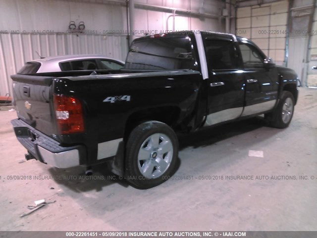 3GCEK33369G156690 - 2009 CHEVROLET SILVERADO K1500 LTZ BLACK photo 4