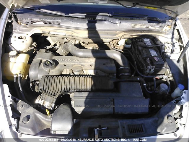 YV1MJ682952077737 - 2005 VOLVO V50 T5 SILVER photo 10