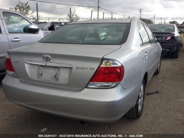 4T1BE30K76U729848 - 2006 TOYOTA CAMRY LE/XLE/SE SILVER photo 4