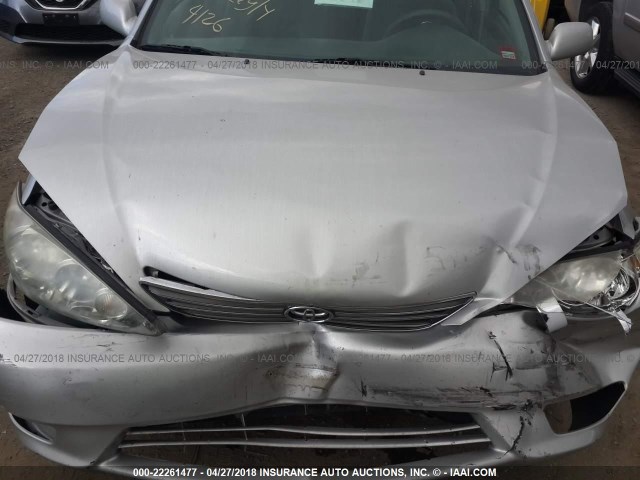 4T1BE30K76U729848 - 2006 TOYOTA CAMRY LE/XLE/SE SILVER photo 6