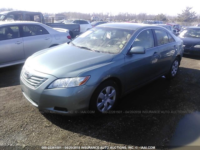 4T4BE46K18R021195 - 2008 TOYOTA CAMRY CE/LE/XLE/SE GREEN photo 2