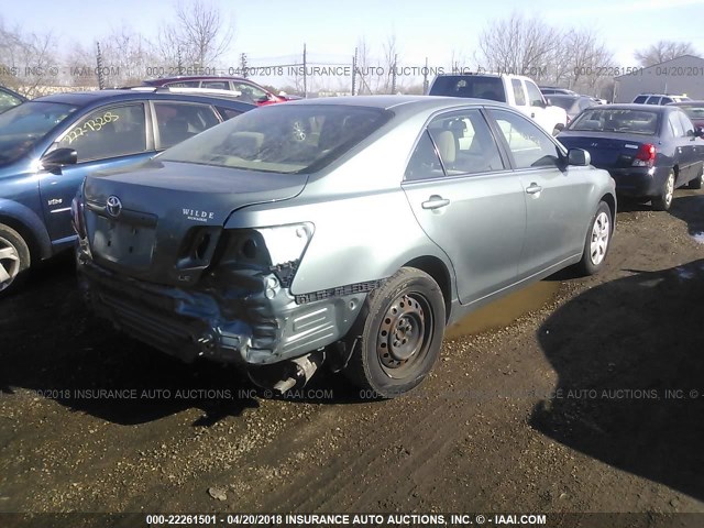 4T4BE46K18R021195 - 2008 TOYOTA CAMRY CE/LE/XLE/SE GREEN photo 4