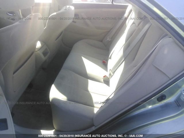 4T4BE46K18R021195 - 2008 TOYOTA CAMRY CE/LE/XLE/SE GREEN photo 8