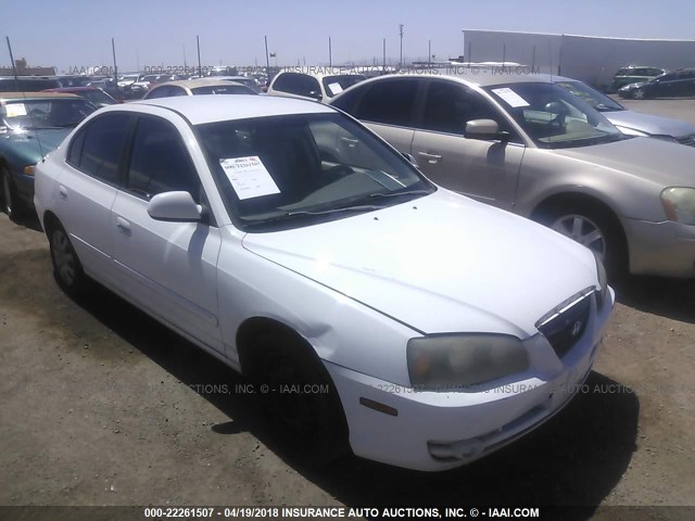 KMHDN46D34U833774 - 2004 HYUNDAI ELANTRA GLS/GT WHITE photo 1