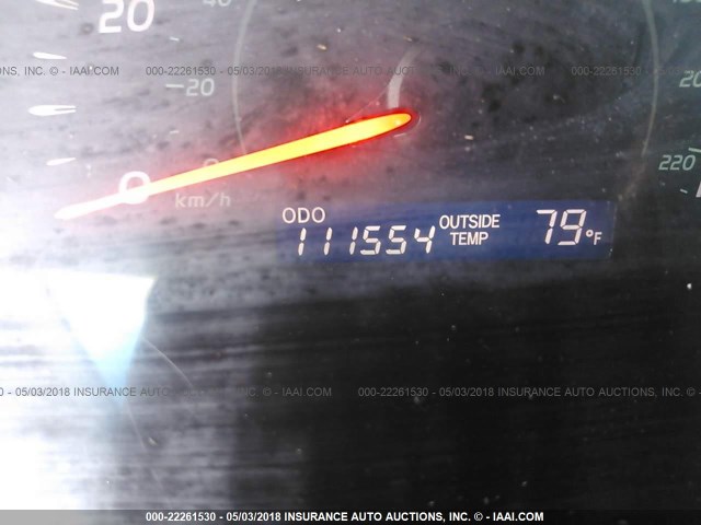 4T1BE46K59U897344 - 2009 TOYOTA CAMRY SE/LE/XLE BLACK photo 7