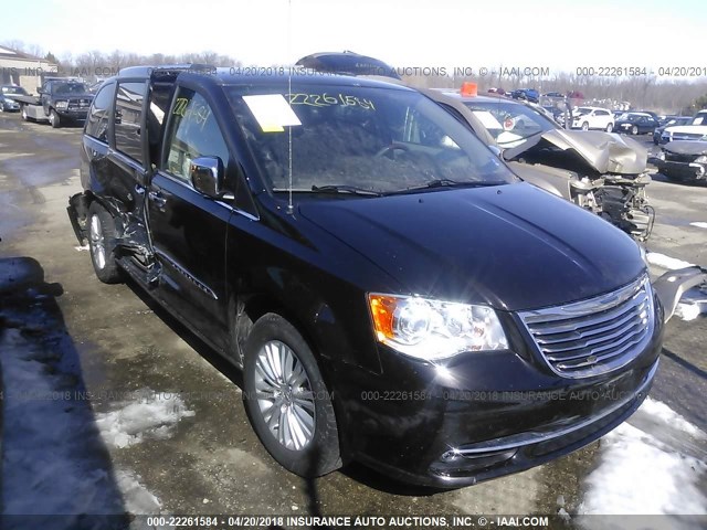 2C4RC1GG3FR528234 - 2015 CHRYSLER TOWN & COUNTRY LIMITED PLATINUM BLACK photo 3