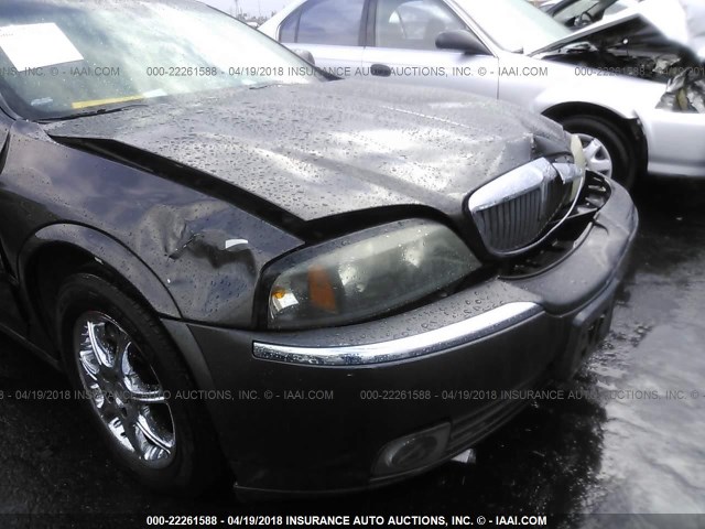 1LNHM86S95Y625788 - 2005 LINCOLN LS BROWN photo 6