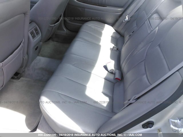 4T1BF28B31U167936 - 2001 TOYOTA AVALON XL/XLS SILVER photo 8