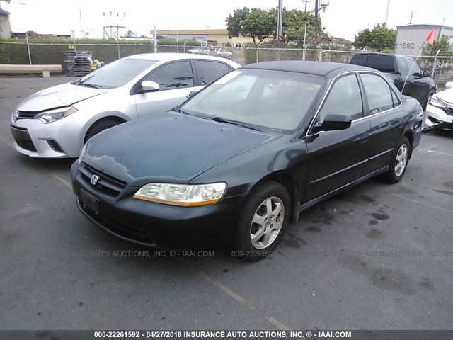 JHMCG5673YC004546 - 2000 HONDA ACCORD SE GREEN photo 2