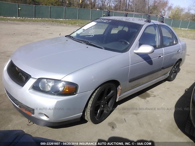 3N1AB51D95L535855 - 2005 NISSAN SENTRA SE-R SPEC V SILVER photo 2