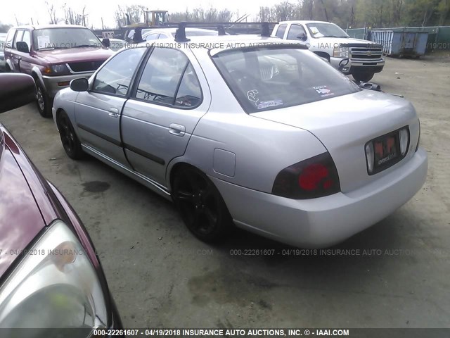 3N1AB51D95L535855 - 2005 NISSAN SENTRA SE-R SPEC V SILVER photo 3