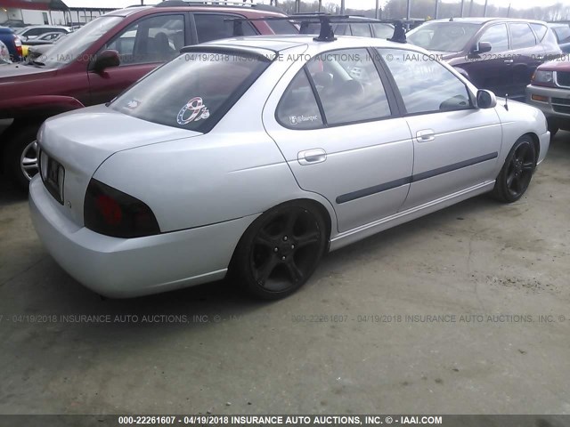 3N1AB51D95L535855 - 2005 NISSAN SENTRA SE-R SPEC V SILVER photo 4