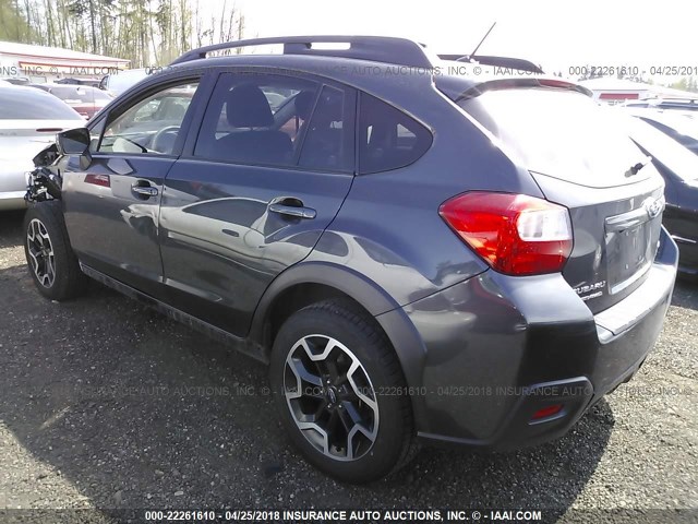 JF2GPABC1H8236405 - 2017 SUBARU CROSSTREK PREMIUM ლურჯი ფოტო 3